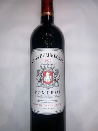 Clos Beauregard 2020 Pomerol , 75cl Bordeaux France