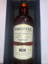 Tomintoul 2000 Single Cask 57%Abv, Port Pipe, Single Malt, Speyside 70cl