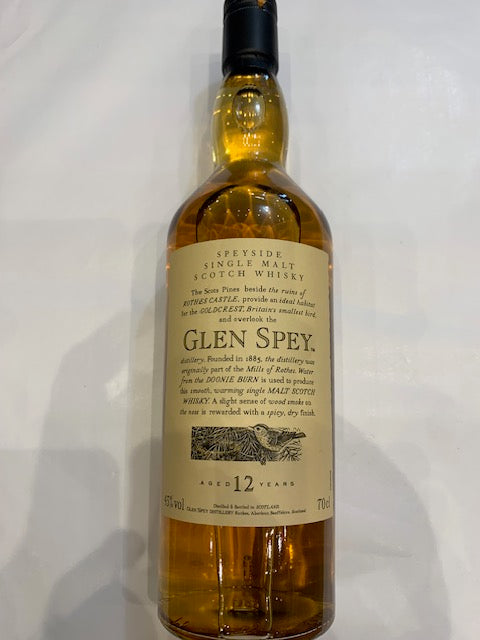 Glen Spey 12YO Speyside single malt, F&F Series70cl