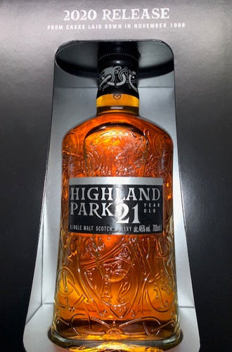 Highland Park 21 YO, 2020 Release, Isle of Orkney Single Malt 46%Abv, 70cl