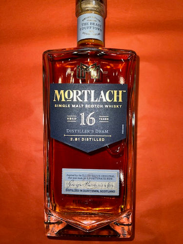 Mortlach Rare 16 YO Speyside Single malt 70cl, Scotland.