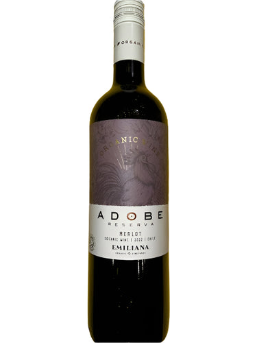 Merlot Reserva 2022 Organic Adobe, Maipo Chile, 75cl