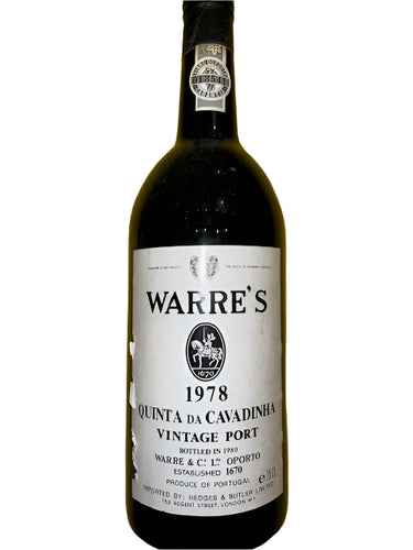 Warre's 1978 Quinta Da Cavadinha, 75cl