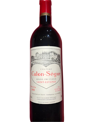 Chateau Calon-Segur 2000 St. Estephe