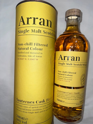 Arran Sauternes Cask Finish single malt, 70cl
