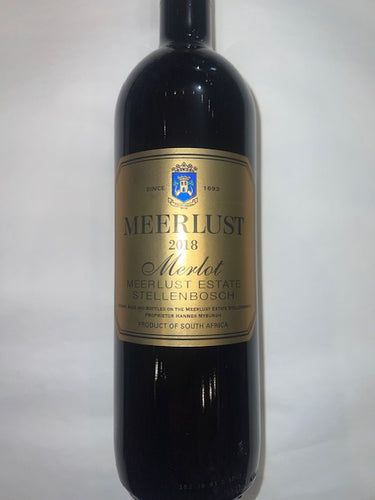 Meerlust 2018 Melot Stellenbosch, 75cl
