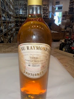 Ch Raymond-Lafon 1988 Sauternes, 75cl