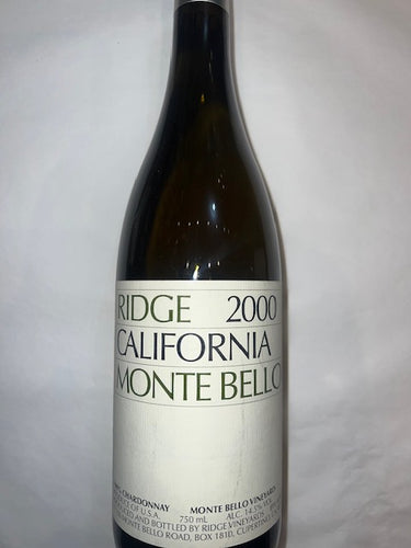Ridge Monte Bello Chardonnay 2000 California, 75cl
