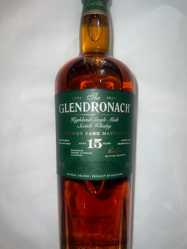 Glendronach 15 YO Malt whisky 70cl