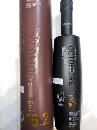 Octomore 16.2 Super Heavily Peated 58.1% Abv, 70cl Islay Single Malt
