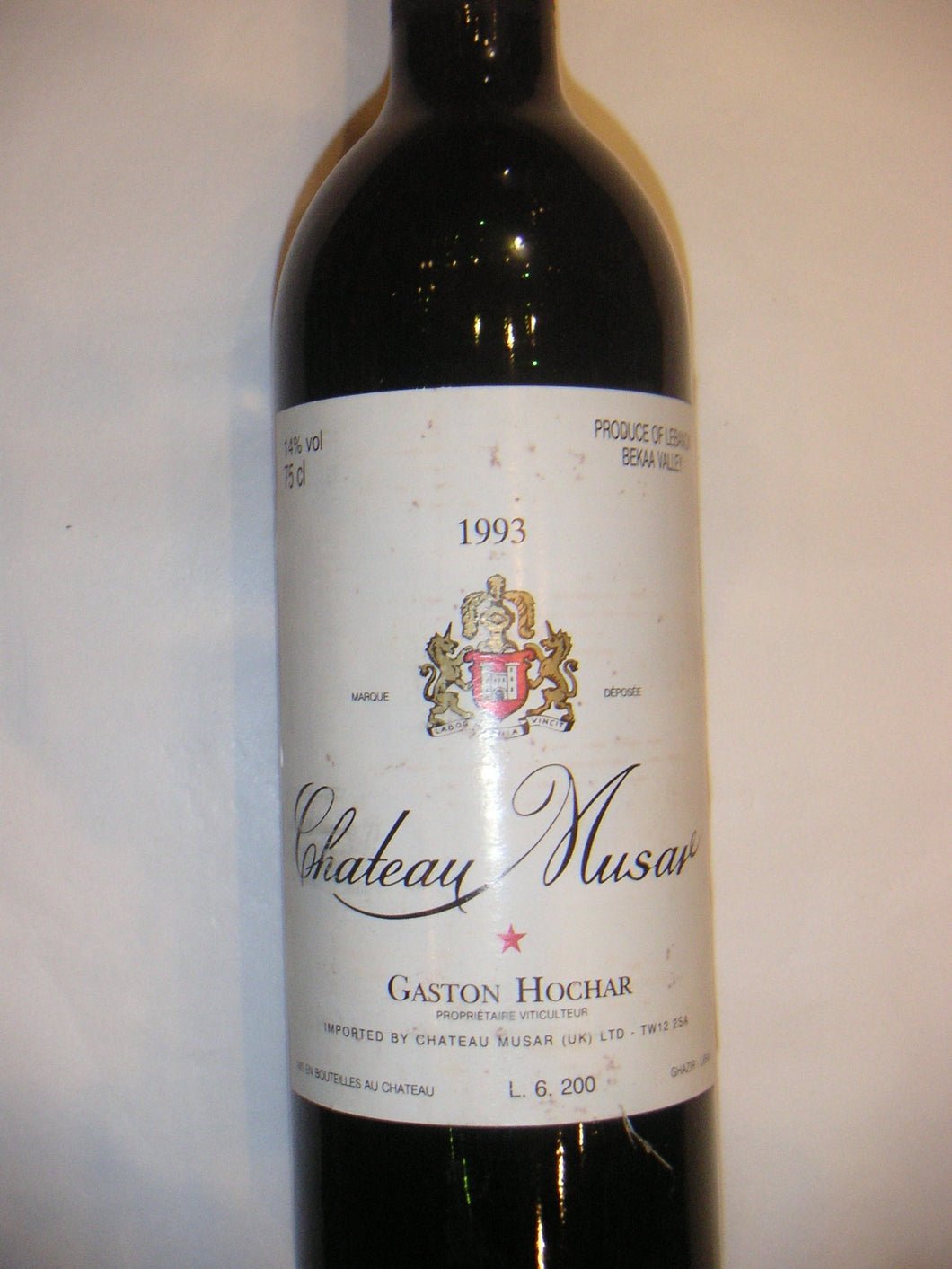 Chateau Musar 1993 Bekaa Valley