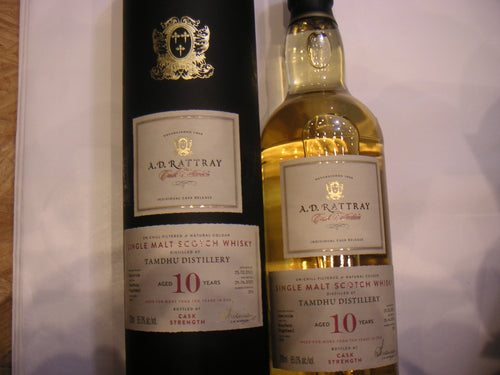 Tamdhu 10 YO Cask Strength Single Malt, 70cl, Ad Rattray