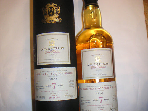 Islay 7YO Cask Strength Single Malt, 70cl AD Rattry