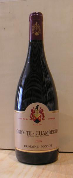 Griotte Chambertin 1998 Grand Cru Ponsot