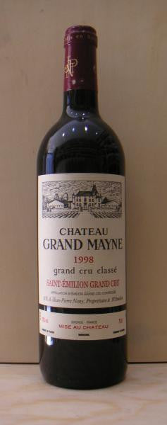 Chateau Grand Mayne 1998 Grand Cru Classe St Emilion