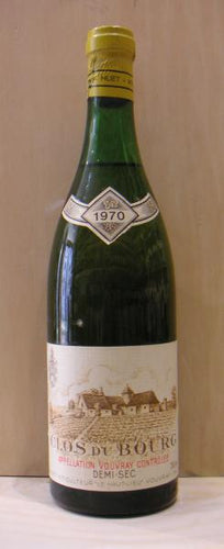 Vouvray Demi-Sec Clos du Bourg 1970 Huet