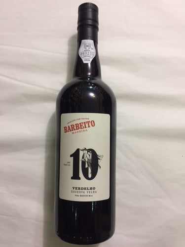 Barbeito Verdelho 10 YO Madeira 75cl
