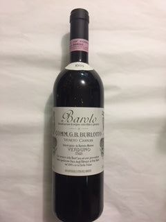 Barolo 1985 Cannubi, GB Burlotto