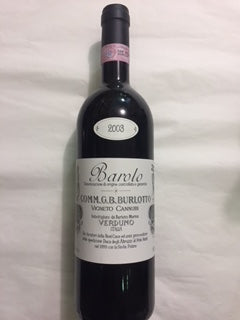 Barolo 2003 Cannubi, GB Burlotto
