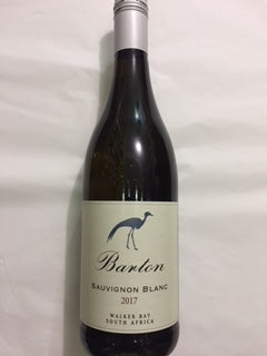 Barton Sauvignon Blanc 2017 Walker Bay S Africa