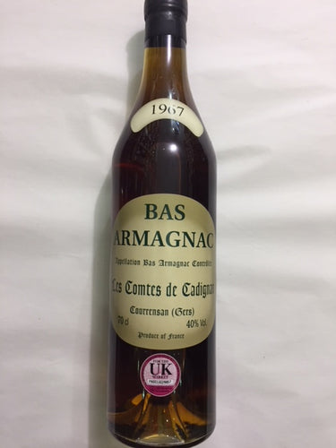 Bas Armagnac 1967 Vintage 70cl Comtes Cadignan