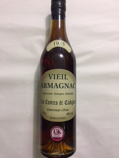 Bas Armagnac 1955 Vintage 70cl Comtes Cadignan