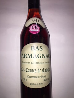 Bas Armagnac 1941 Vintage 70cl Comtes Cadignan