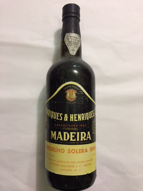 Madeira, Verdelho Solera 1898 H & Henriques