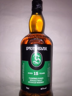 Springbank 15 yo Campbelltown single malt whisky 70cl