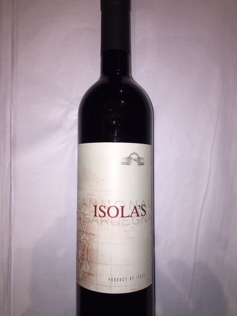 Isola's Cannanou 2018 Red Sardinian wine