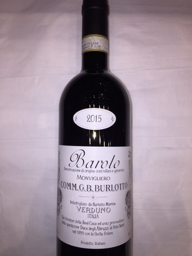 G.B. Burlotto Barolo Monvigliero 2015, 75cl