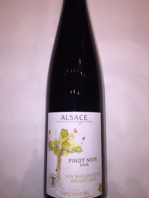 Pinot Noir 2018 d'Alsace, Organic Red