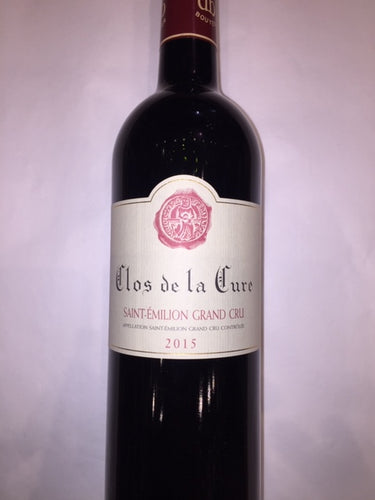 Clos de la Cure 2015 St. Emilion Grand Cru