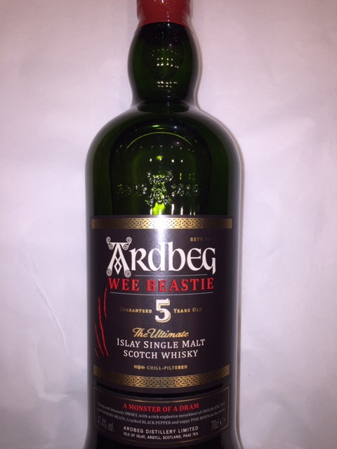 Ardbeg Wee Beastie 5 YO Islay Malt Whisky 47.4%Abv