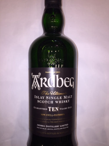 Ardbeg 10YO Islay Single Malt Whisky, 70cl, 46%Abv