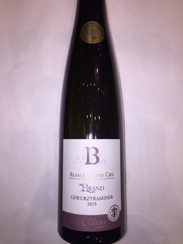 Gewurztraminer 2015 Grand Cru, Brand, d'Alsace, Cave de Turckheim