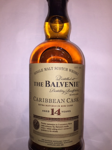 Balvenie 14yo Caribbean Cask, 70cl, Speyside Malt Whisky