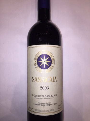 Sassicaia 2003 Tenuta San Guido, 75cl