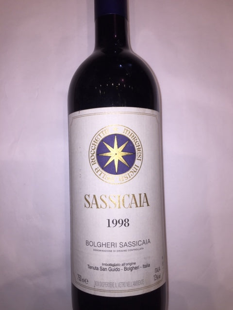 Sassicaia 1998 Tenuta San Guido, 75cl – Wine Raks