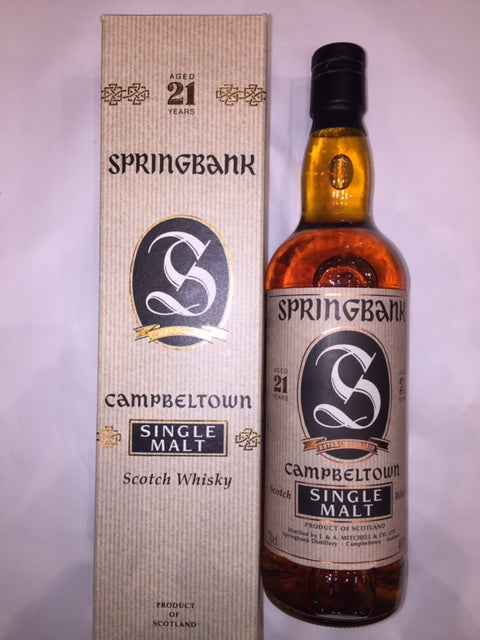 Springbank 21 YO Single Malt Whisky 70cl
