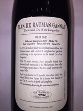 Mas de Daumas Gassac 2011, Pays d'Herault