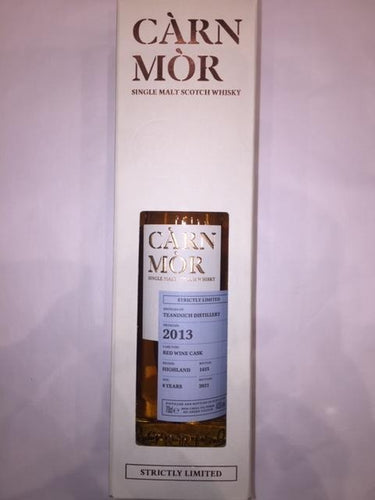 Teaninich Distillery 8 YO, 2013 Red Wine Cask, 70cl Carn Mor
