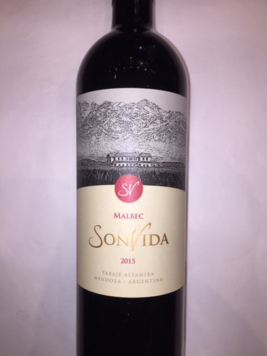 Sonvida Malbec 2015 Paraje Altamira, Mendoza. 75cl