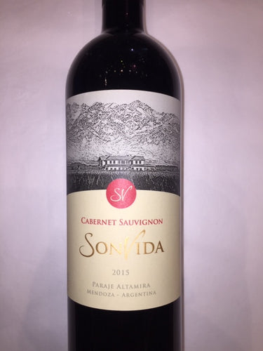 Sonvida 2015 Cabernet Sauvignon, Paraje Altamira, Mendoza 75cl