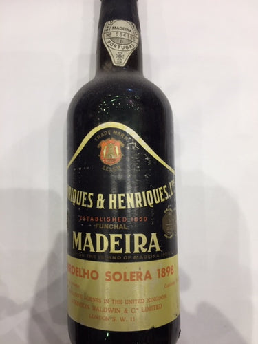 Henriques & Henriques Verdelho Solera 1898 Madeira 75cl