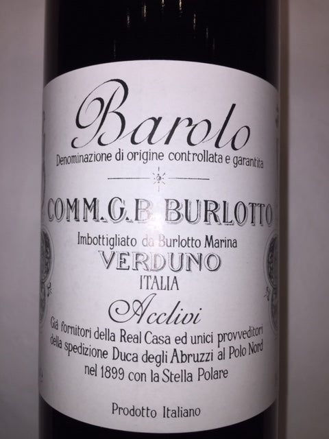 Barolo Acclivi 2017, Burlotto 75cl, Piemonte