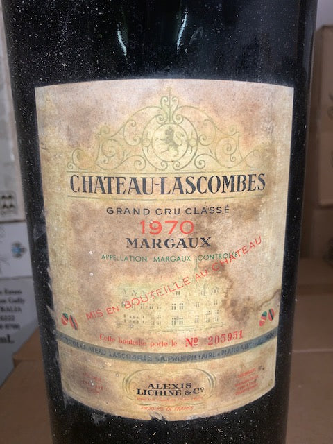 Chateau Lascombes 1970 Margaux 2eme Cru, Imperial 600cl , France