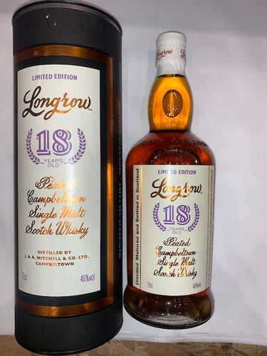 Longrow 18 YO Peated Campbeltown, Islay Single Malt, 70cl