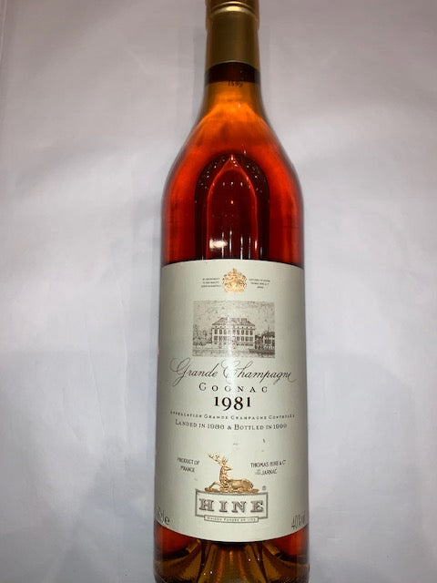 Hine 1981 Early Landed Grande Champagne Cognac 70cl