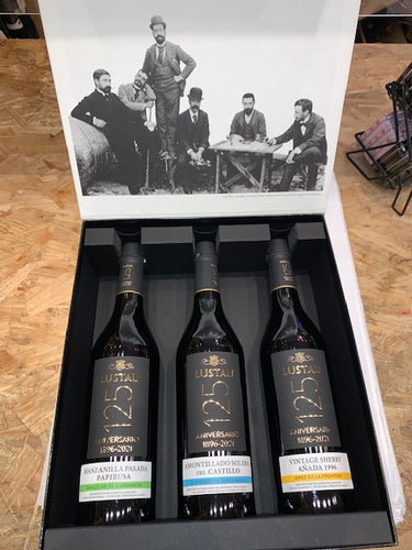 Lustau 125th Anniversary Collection 3x50cl Pack,